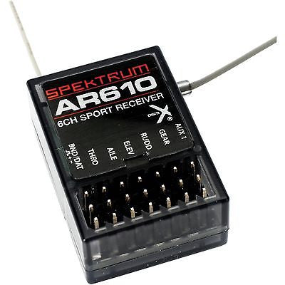 AR610 6-Channel DSMX Aircraft Receiver ETS Hobby Shop - chromewheelsimulators.com