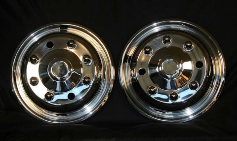 19.5" x 6.75" Front Axle, 8 Lug 4 Hand Hole - chromewheelsimulators.com