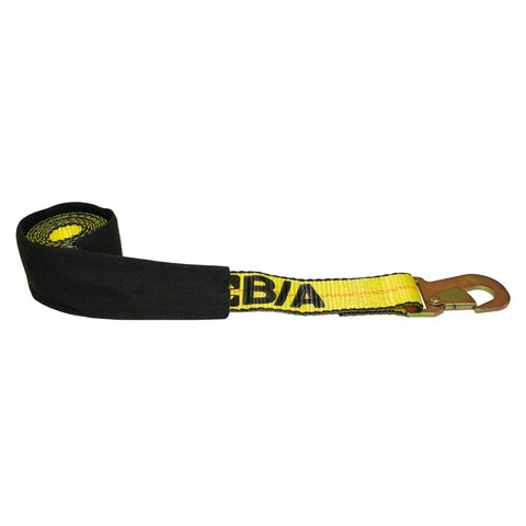 38-3D B/A Products Co. 2" x 8' Flat Snap Hook Strap w/Protective Sleeve