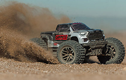 1/10 GRANITE 223S DSC 4X4 RTR Brushless Monster Truck, Gun Metal