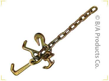 Grab, R, T & Mini J Hook Cluster with Chain - chromewheelsimulators.com