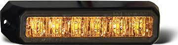 8891500 Strobe Light, 6 LED Amber, 10-24 VDC tow truck, rollback,wrecker - chromewheelsimulators.com