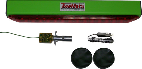 22" ECONOMY WIRELESS TOW LIGHT - GREEN - chromewheelsimulators.com