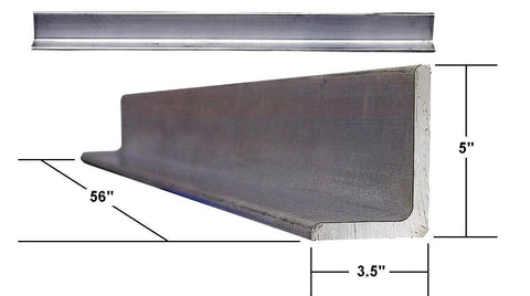 ALUMINUM ANGLE; 1/2"x56"L - chromewheelsimulators.com