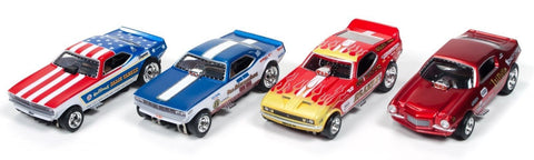 Auto World 4Gear Legends of the Quarter Mile slot car set - chromewheelsimulators.com