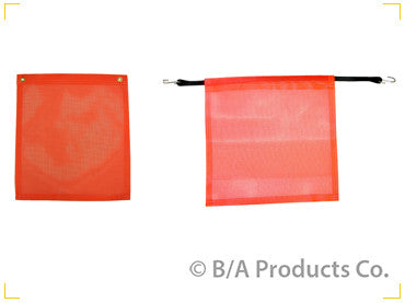 ORANGE 18x18 FLAGw/GRMMTS - chromewheelsimulators.com