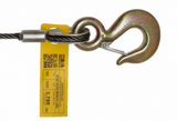 3/8 Wire Rope, Alloy Straight Hook – Fiber Core - chromewheelsimulators.com