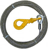 1/2 Wire Rope, Alloy Self-Locking Swivel Hook – Steel Core - chromewheelsimulators.com